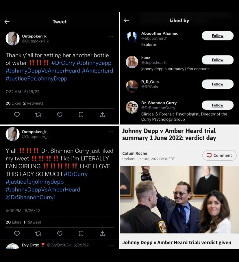audio_visualz_'s tweet image. Olga, reminder THIS is what you asked me to prove: 

“Is there any way you can prove that the post was not liked AFTER THE TRIAL, but as soon as it was written?”
“And prove that this liking was done DURING THE TRIAL, not after. I also like old posts if I find them.”

And I did.