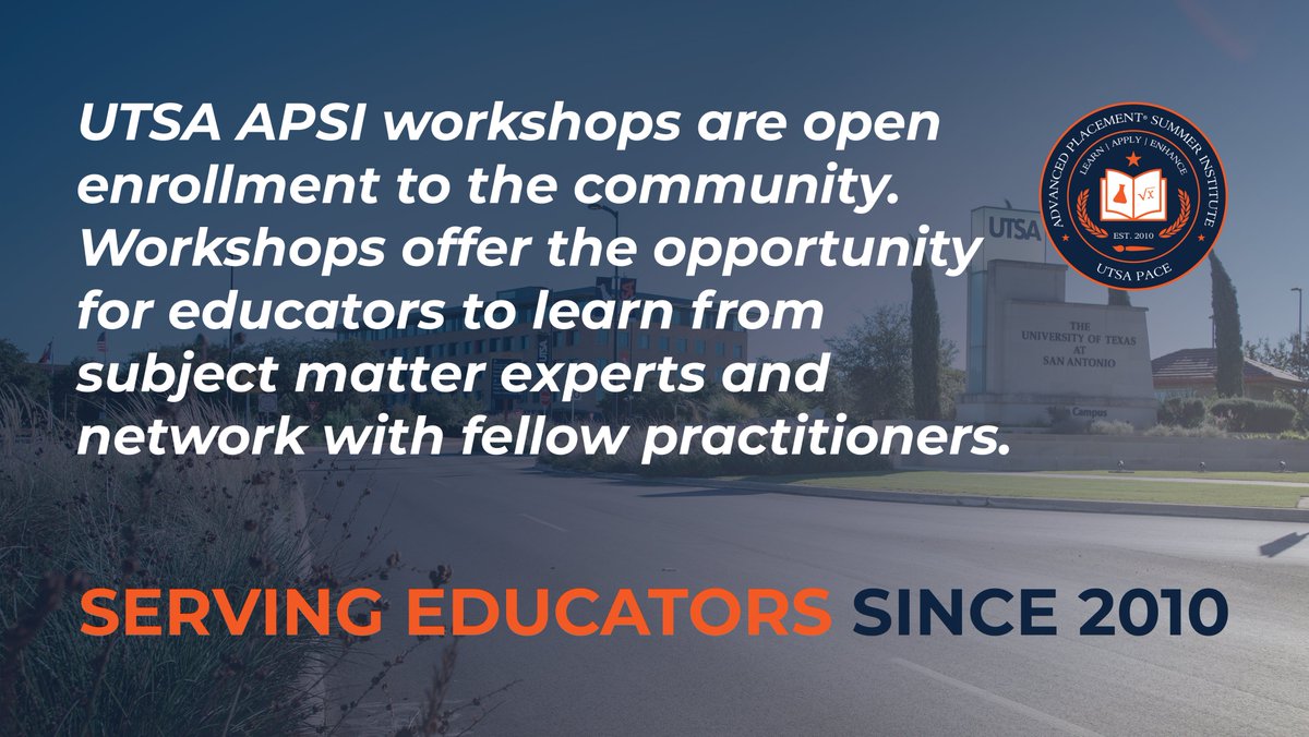 UTSA AP Summer Institute tweet media