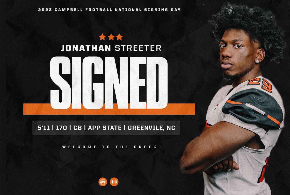 WELCOME TO THE FAMILY!! 🐪🐪

<a href="/StreetjXf/">Jonathan Streeter</a> 

<a href="/GoCamels/">Campbell Athletics</a>
@realchadricardo
@ncaafnation247
<a href="/GregBiggins/">Greg Biggins</a>
<a href="/247recruiting/">247Sports Recruiting</a> 
<a href="/Rivals/">Rivals</a>Nick
<a href="/LightOnSports/">LIGHT ON COLLEGE SPORTS</a>
<a href="/247Sports/">247Sports</a>
<a href="/RivalsPortal/">NCAA Transfer Portal</a>
@Rivals 
@On3Recruits 
@The_Bluebloods

#RollHumps🐪🏈