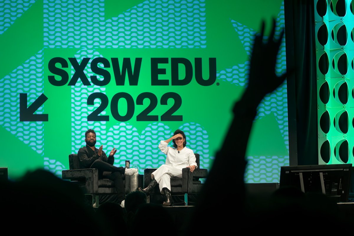 At #SXSWEDU 2022, <a href="/priyaparker/">Priya Parker</a> and <a href="/baratunde/">Baratunde</a> intricately explored the educational purposes and benefits of gathering and how to shape gatherings to achieve goals and establish new norms in their closing Keynote session. 

Watch this iconic moment:
ow.ly/zN9f50MJpWV