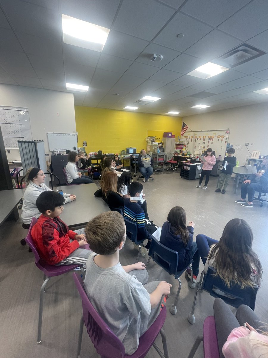 HoldenRavida's tweet photo. Two wonderful performances by some of our 4th grade students. These Readers Theaters were remarkable. Great work!!!! #TallmadgeElementary #STARReading @BeaumontJill @WeaklandThird https://t.co/RVugcq7UgE