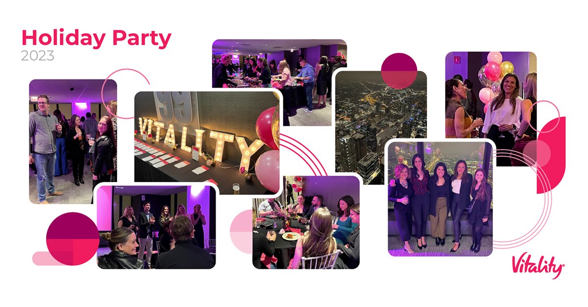 Vitality kicked off the new year with our annual post-holiday party at Willis Tower! We partied the night away with 360-degree views of the city of Chicago! 🎉 #FlashbackFriday bit.ly/3wQBo2G