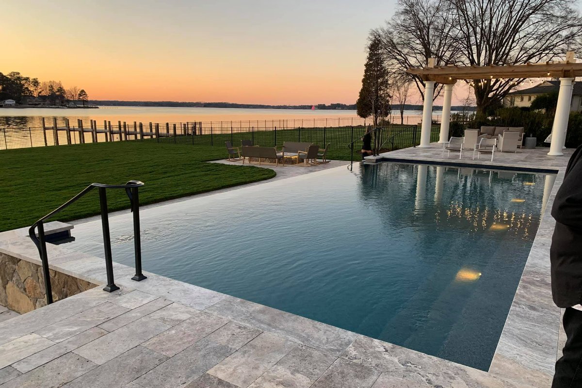 TrueNorthPools's tweet photo. When it matters most, more experience from True North Pools Inc means less worry from you: (704) 980-4244. #TrueNorthPoolsInc #CustomPools #CustomCreations #RemarkableRenovations #PoolDeck #patio #LakeNorman #NorthCarolina https://t.co/YwD7B8eEio
