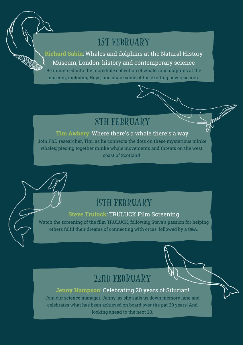HWDT_org's tweet photo. Thanks to everyone who's joined our Winter Webinars, a massive £1,422 has been raised so far!
All money raised goes towards protecting Scottish whales & dolphins 🐋🐬 Book your spot 👇
https://t.co/0NrNkptyfX
#HWDTWinterWebinars #HWDT #Whales #Dolphins #Webinar #research https://t.co/cZOwizpa97