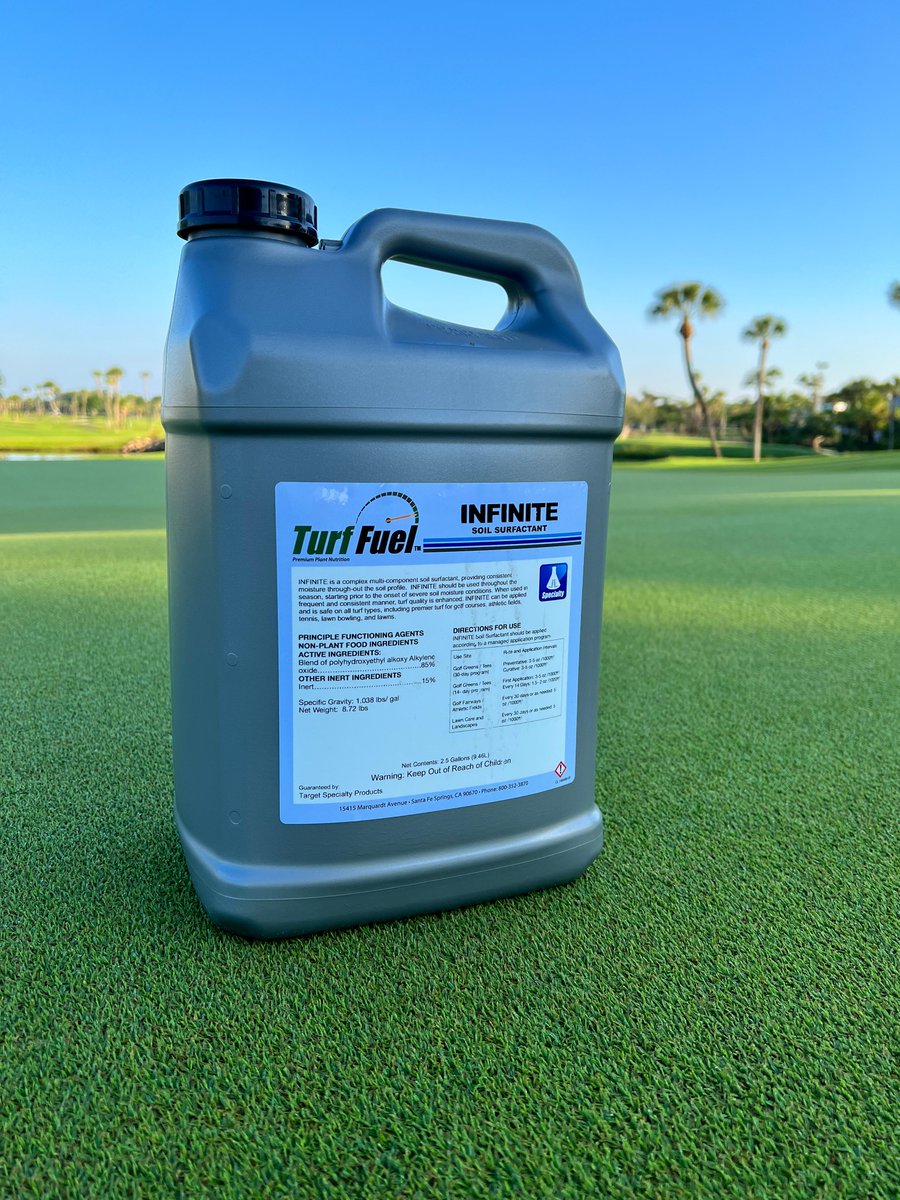 TurfFuel's tweet photo. Wouldn't it be amazing if you could improve the balance between water and air in your root zone while conditioning your turf to actually need LESS water? Now you can with Turf Fuel’s Infinite. #turfmanagement

Learn more at #GIS23 Booth 1841! https://t.co/jOFoiAZxdq  

@GCSAA https://t.co/1OiocHRW7R
