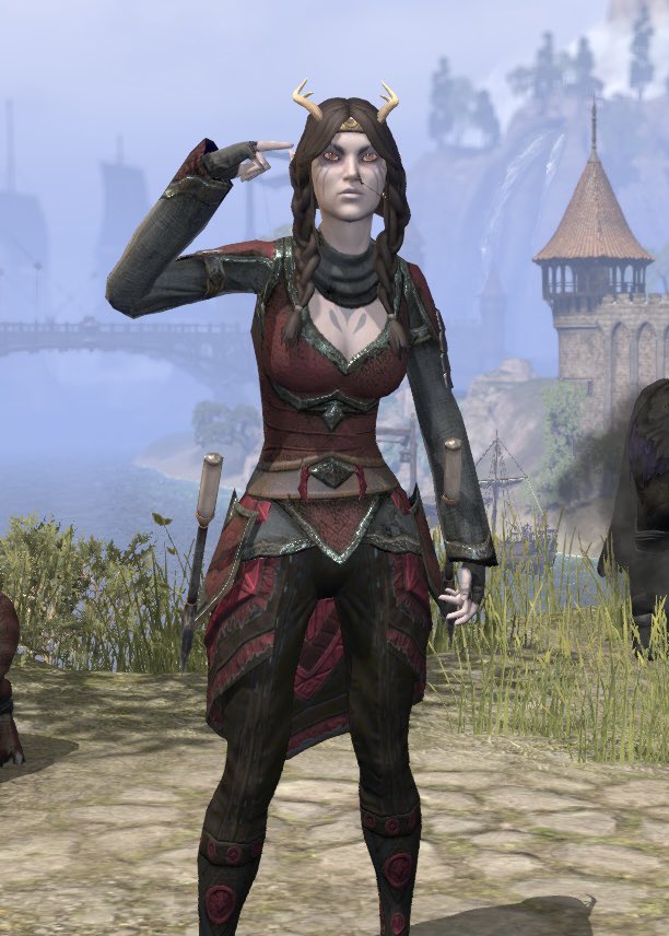 DaedricShadow's tweet photo. Maikoh had one too many Markarth Meads and woke up a baby Vamp Bat … she was not too impressed with the judgement of the local merchants  as she adjusted to the night life 😅🥰🦇🖤 @TESOnline  #ESOFashion #theelderscrollsonline #ESOvampire #Vampire #bat #ESO https://t.co/HUg2PgwGwA