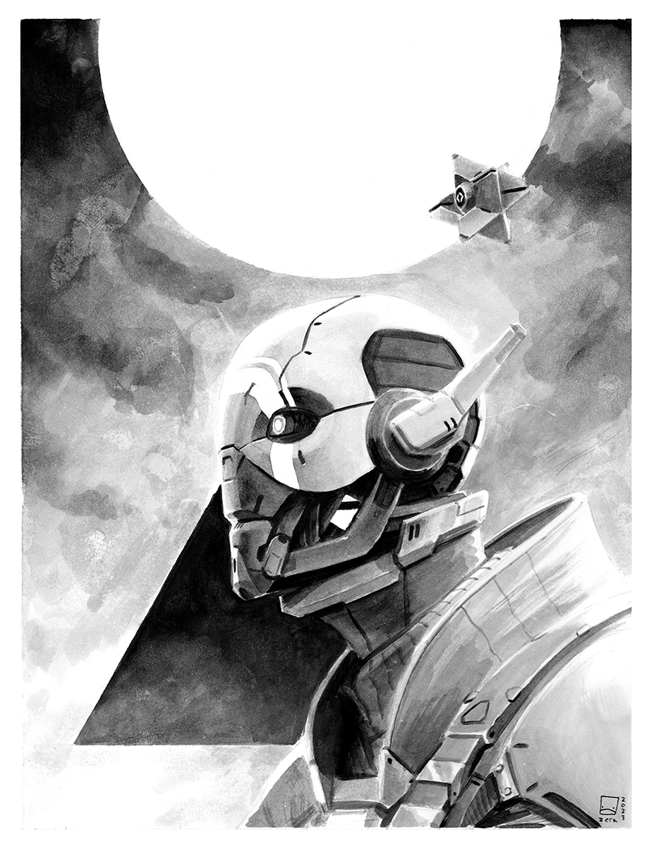 zerahoc's tweet photo. Painted a very old pencil sketch up with watercolours over the past couple days. Felt good to keep one away from the dreaded pile of the forgotten.
#art #fanart #Destiny2 #DestinyTheGame #bungie #warlock https://t.co/vnmxOjwYgr