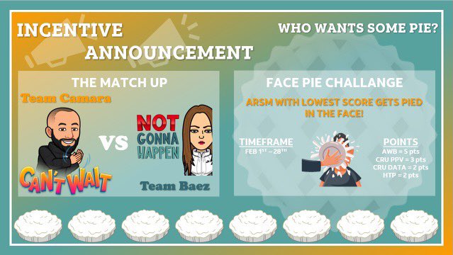 Yasmine Baez (@baezyasmine) on Twitter photo February will be a very interesting month for Team Baez and Team Camara. Come see me pie Chris in the face at the end of the month!!! #wiNEverything <a href="/emilywiper/">Emily Wiper</a> <a href="/firas_smadi/">Firas Smadi</a> <a href="/LillardDerick/">Derick Lillard</a> <a href="/pnixnix/">Peter Nixon</a> <a href="/ChrisCamara84/">Christopher camara</a> <a href="/TheRealOurNE/">#OurNE</a> February will be a very interesting month for Team Baez and Team Camara. Come see me pie Chris in the face at the end of the month!!! #wiNEverything <a href="/emilywiper/">Emily Wiper</a> <a href="/firas_smadi/">Firas Smadi</a> <a href="/LillardDerick/">Derick Lillard</a> <a href="/pnixnix/">Peter Nixon</a> <a href="/ChrisCamara84/">Christopher camara</a> <a href="/TheRealOurNE/">#OurNE</a>