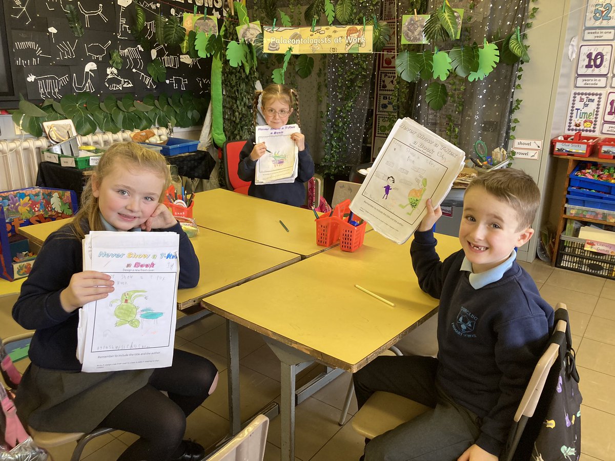 In P3 we love to learn through stories - especially stories as good as ‘Never Show a T-Rex a Book!’ Have a look at some of the fantastic literacy, ICT, drama, science and artwork that we got up to using this brilliant book! #crosscurricularlearning #learningthroughstories