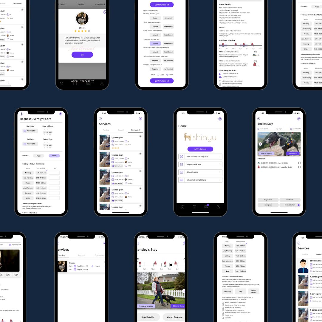 SellandT's tweet photo. Shinyu has a perfect 5 star rating on IOS and Android platforms. If you love your furry children and want a trusted dog services app, check out @Shinyu in your app store!
#doglovers #app #webdesign https://t.co/KZBM96S3hK