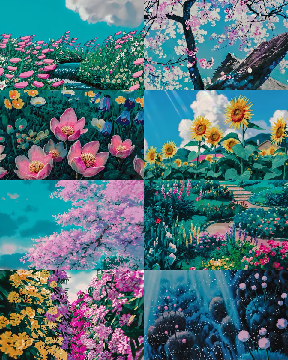 Ghibli flowers 🌸