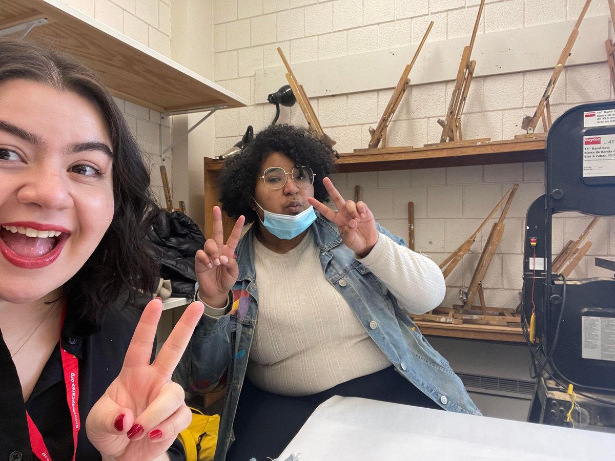 Our Design/Tech students at the <a href="/kcactfregion1/">KCACTF Region One</a> Mask Making Workshop! 🎭
#TeamSalemState