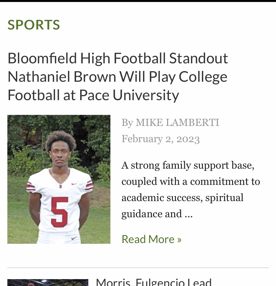 busybeingbri's tweet photo. Thx to @Cagey86 for the lovely article on @natebdnate committing to @PaceUFootball1 /NY. I don’t think he planned on being so close to home (surprised me!), but I guess it’s good in terms of traveling to games! Excited for him &amp; the c/o ‘23 signing class.
https://t.co/s92T2JL0FL https://t.co/AySqZUcNpd