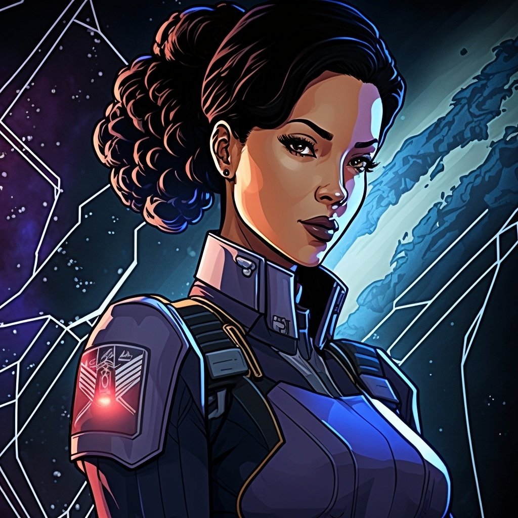 nicolasgandon61's tweet photo. Meet Captain Aria Reynolds, a determined command woman who leads the Nexus Expedition through the stars! #spaceexploration #leader #powerfulwoman
4/6
#midjourney #midjourneyfaces #spaceexploration #womeninleadership #astronaut #spaceadventure #femalecaptain #womeninstem #strong https://t.co/LYpL5WIowR