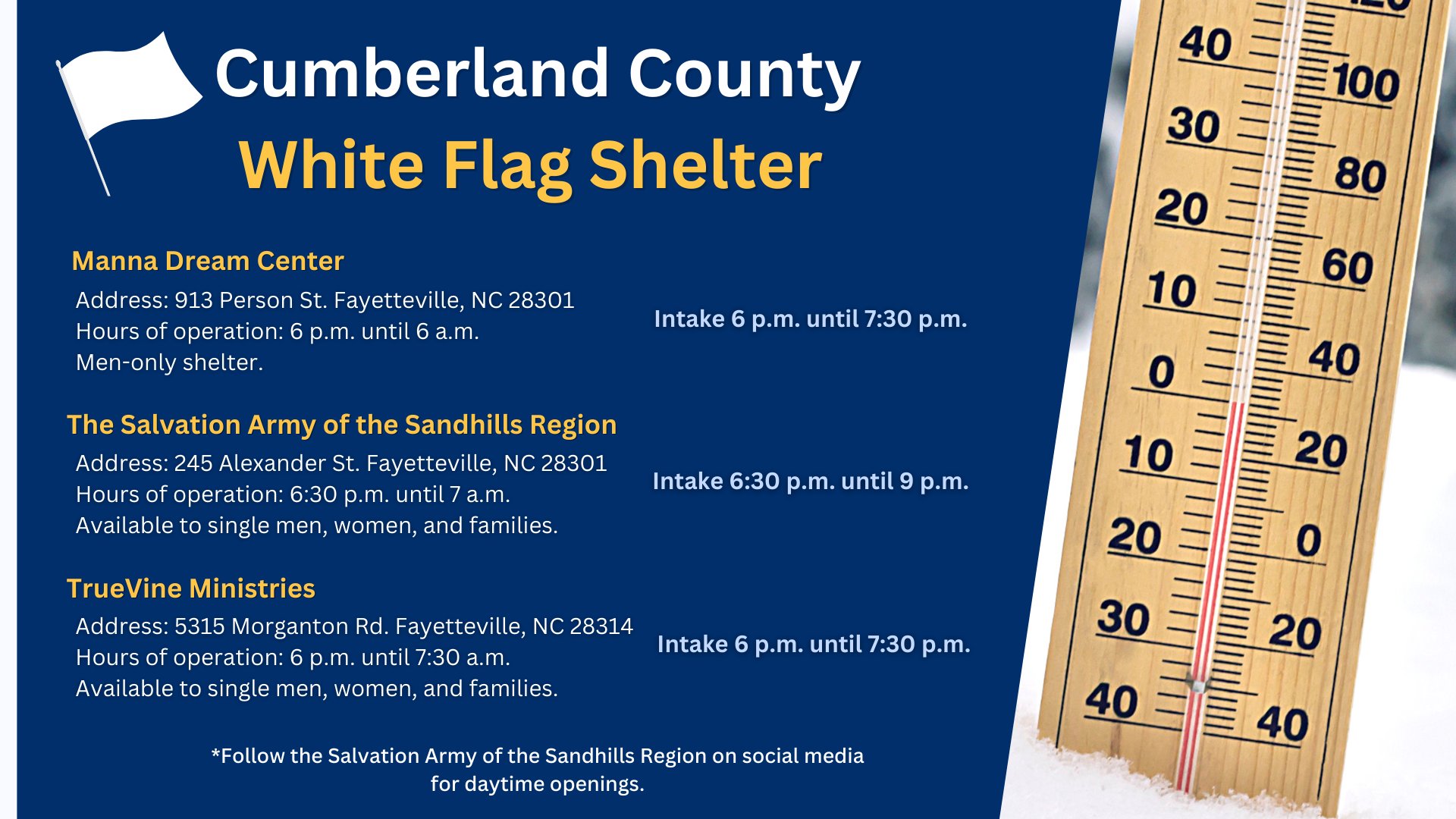 Cumberland County, NC on Twitter "The Cumberland County White Flag