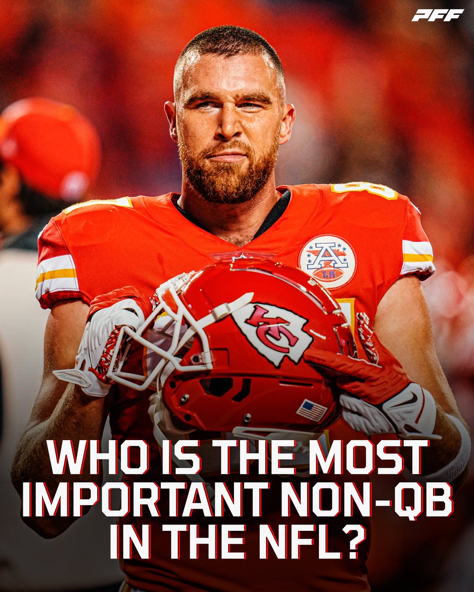 PFF's tweet image. Who's the most valuable non-QB?