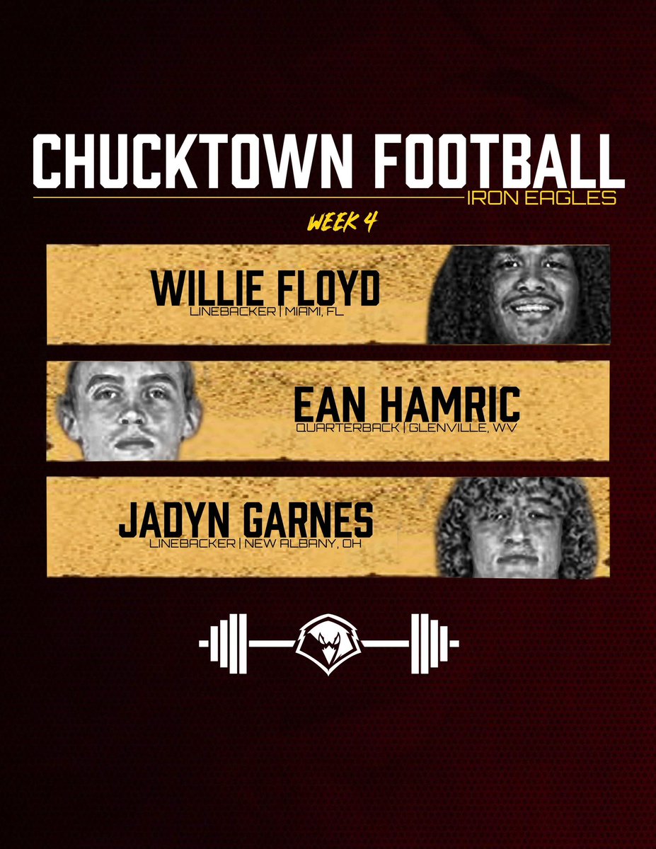 Week 4 IRON EAGLES 🦅 

#WE