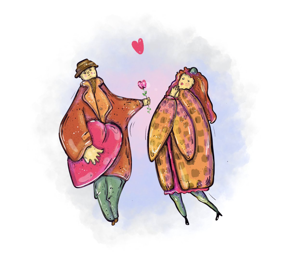 sima_bart's tweet photo. Valentine's day is coming soon! #stiker #digitalpainting #digitalart #drawing #ipaddrawing #ipaddrawing #art #pencil #магазин #арт #picturebookillustration #nfts #nftart #nftcommunity #nft #illustration #illustrator #procreate #earth #run #star #astronaut #ValentinesDay https://t.co/jPjLClJ5oE