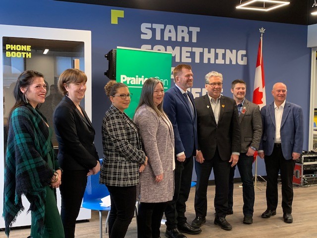 PrairiesCanEN's tweet photo. Thank you to everyone who participated in today’s launch of the #PrairiesCan office in #FortMcMurray 🤝 https://t.co/YqwJnCBCqF