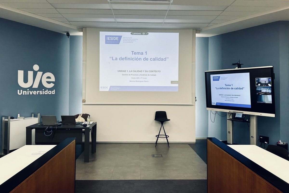 monicargavin's tweet photo. Vuelta a las aulas! #Calidad #GradoADE #IESIDE @UIEuniversidad https://t.co/sqjT6talif