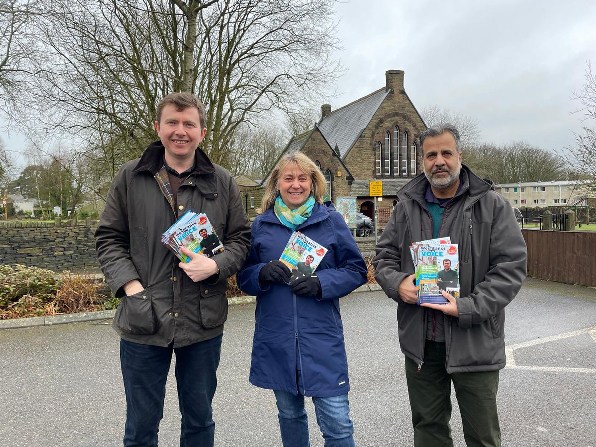 Today we’ve been in #RobyMill and #Wrightingon speaking to residents about our plans to #protectgreenspaces in West Lancashire