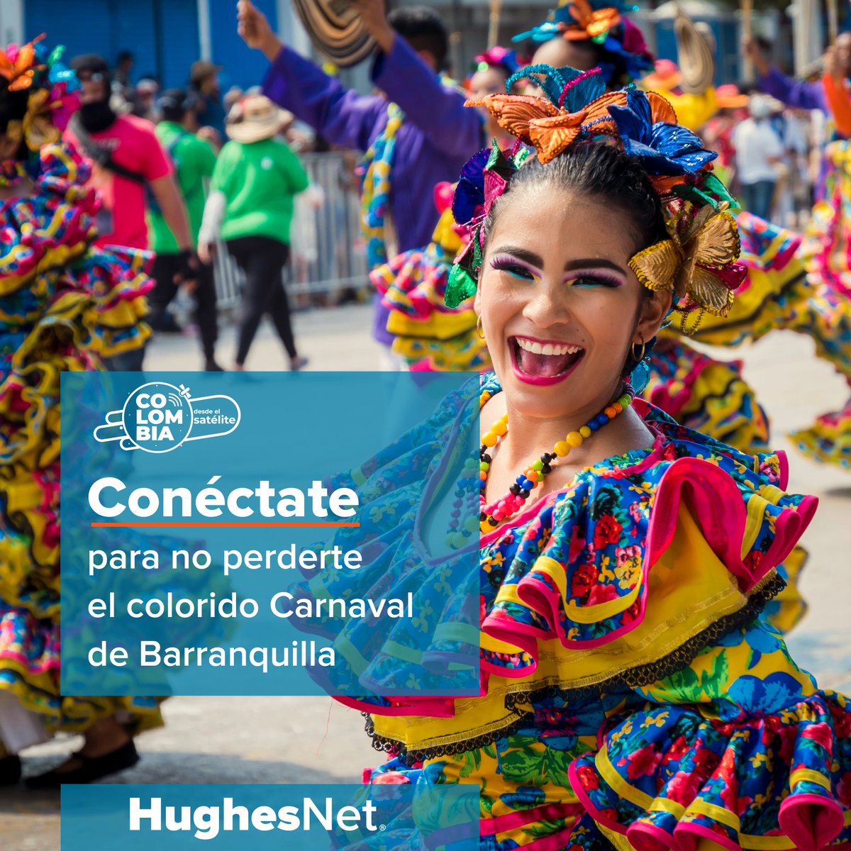 HughesNet_Co's tweet image. Estamos en el Atlántico, donde el ritmo de la música y sus colores enamoran. Te conectamos con Internet satelital para que no te pierdas ni un segundo de estos días. Consulta nuestra cobertura aquí bit.ly/3z5bTcN