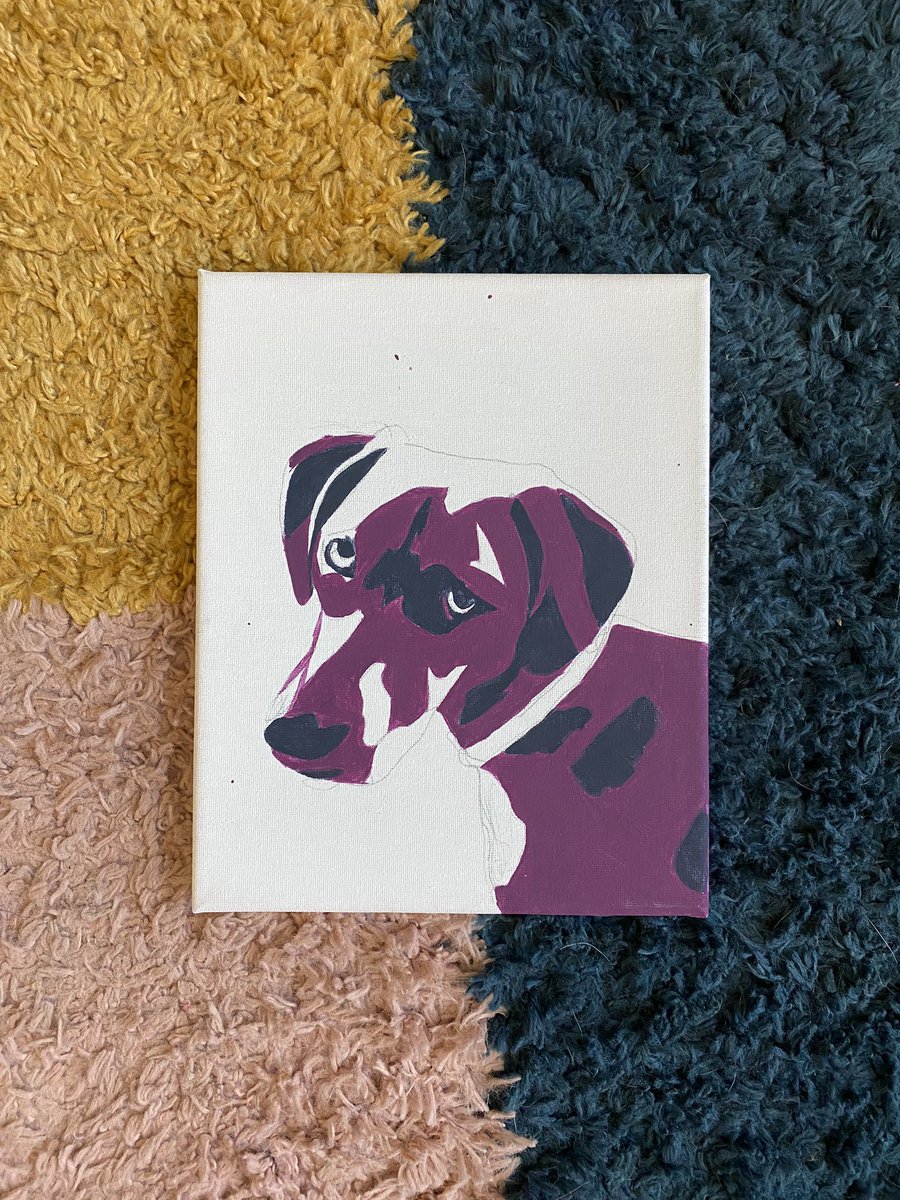 I wrote this week’s @nprlifekit newsletter, all about perfectionism. there are 5 types — I’m a ~messy~ perfectionist. aka I love beginnings, but get distracted easily. (EG here’s a painting of my dog that’s been half done for weeks 💅🏻 )