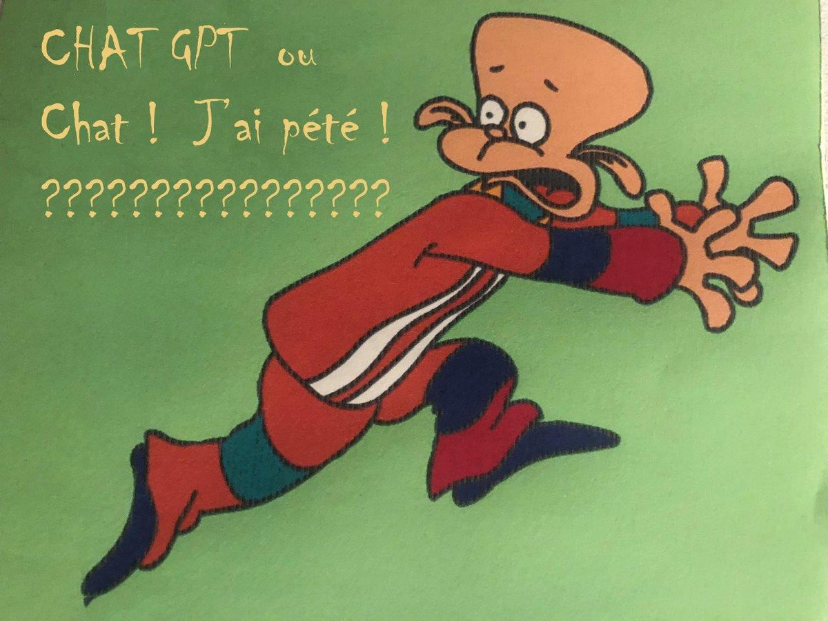 Ledelch's tweet photo. Bla-Bla et le #chatgpt https://t.co/MyFOoC7SdV