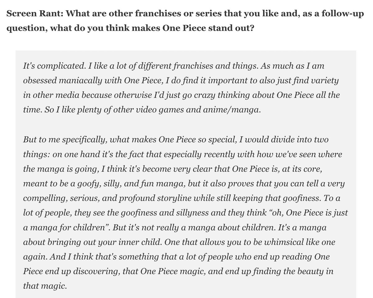 newworldartur's tweet image. I was interviewed on @screenrant!🗞️

It's a really interesting read if you're intrigued by the behind the scenes of being a One Piece content creator, so please give it a read!

➡️ screenrant.com/interview-artu…