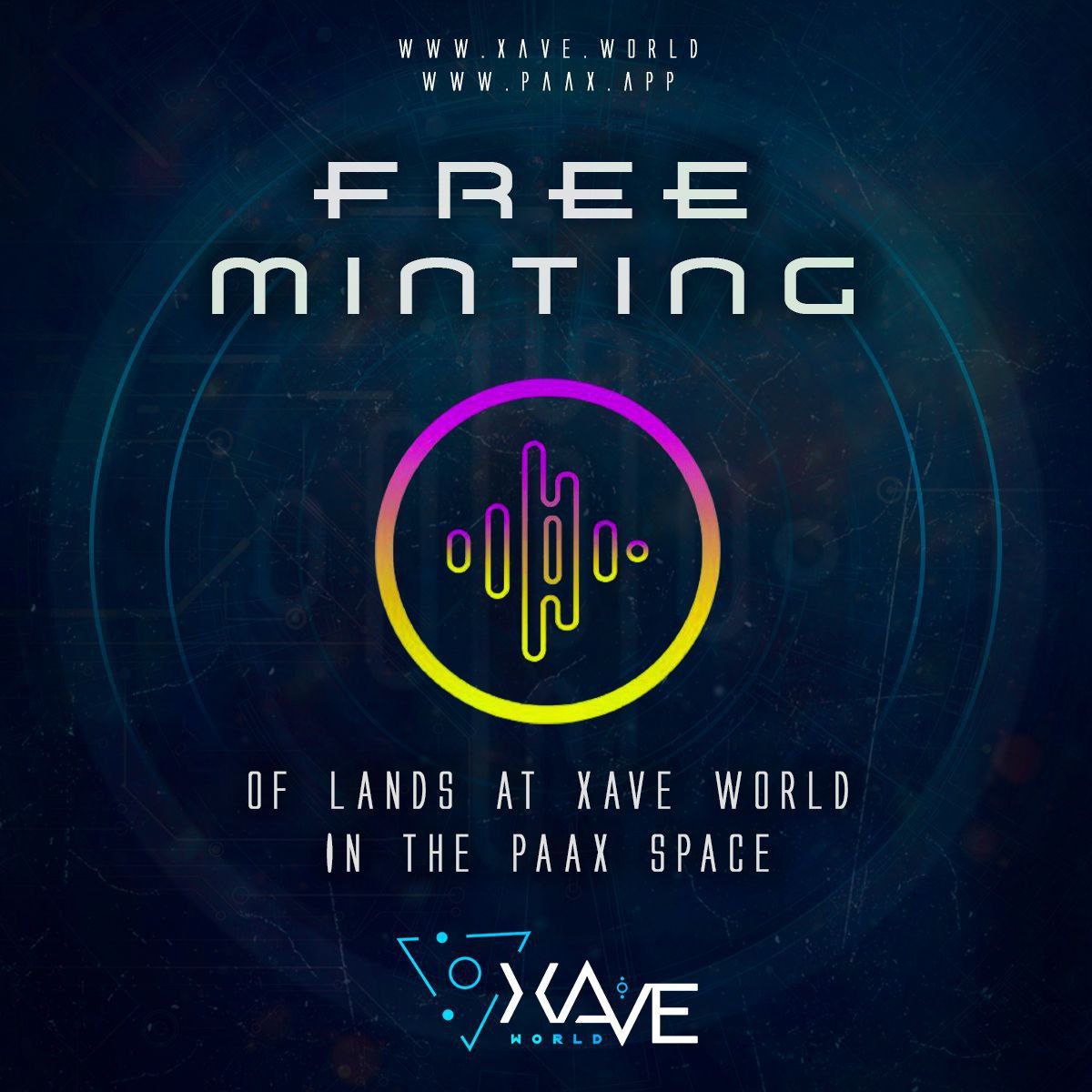 🆘 GRAN SORTEO de Lands en Xaveworld GRATIS 🆘

Para participar del Free Minting de Lands en espacio PAAX:

-Vota a Xave World en los Smoothie Awards y gana increíbles premios! 
smoothie.so/project/pl3v9j…

- Únete al Telegram Oficial de Xave t.me/XavecoinEsp