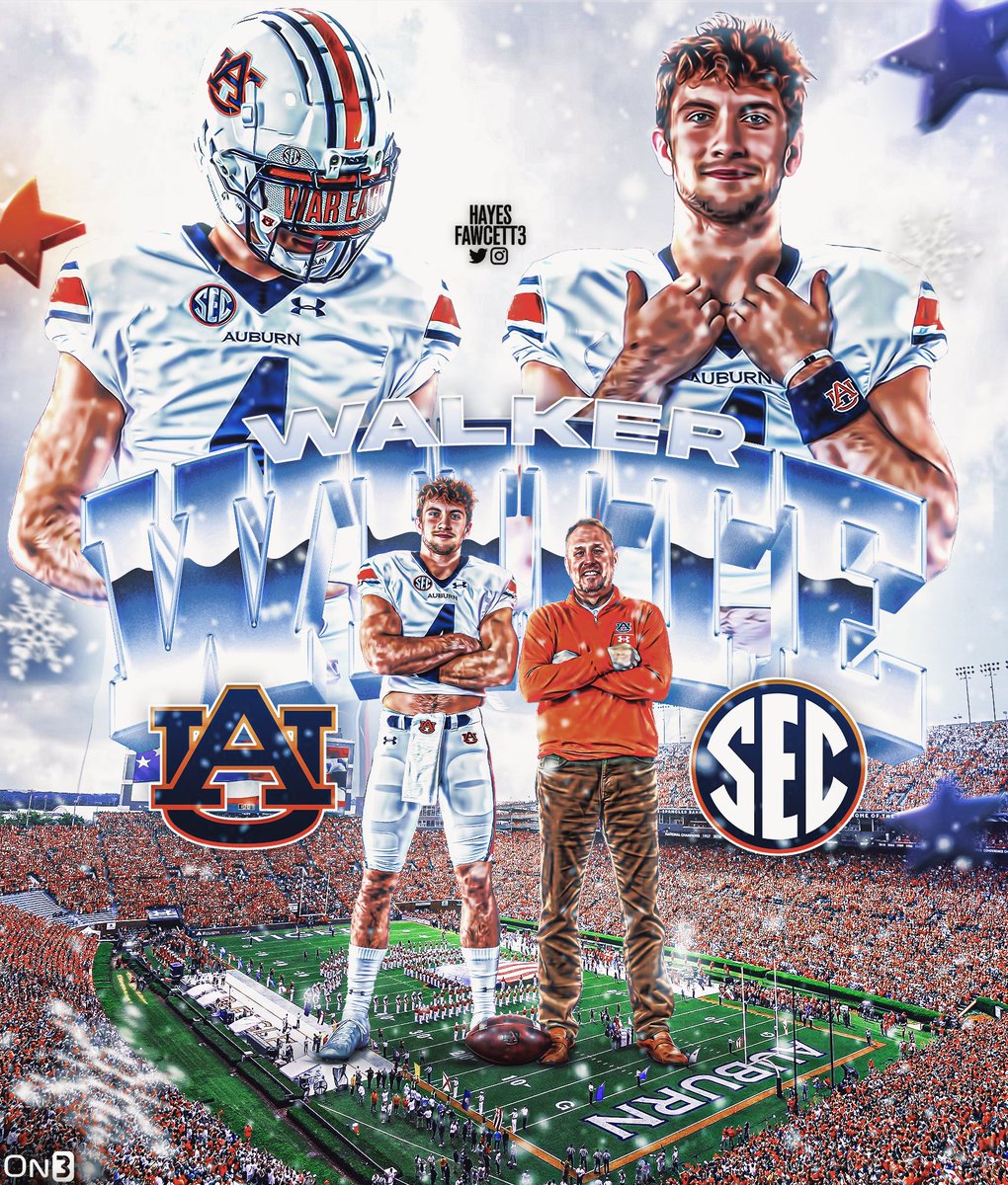 BREAKING: Four-Star QB Walker White has Committed to Auburn!

The 6’3 225 QB from Little Rock, AR chose the Tigers over Clemson and Baylor

Coach Freeze got his QB ❄️🦅

on3.com/college/auburn…