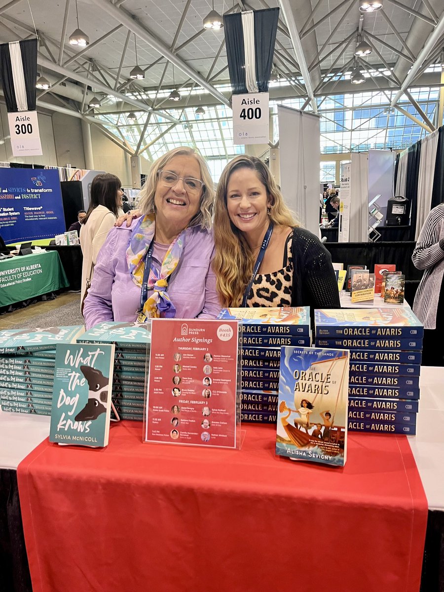 Such a great day signing at @ONLibraryAssoc Super Conference, seeing old friends and familiar faces and soaking up all that literary goodness! 🥳📚🥰@dundurnpress @orcabook @pauljcoccia @MeaghanMcIsaac @SylviaMcNicoll @messier_et_cie 
#OLASC #ONTED