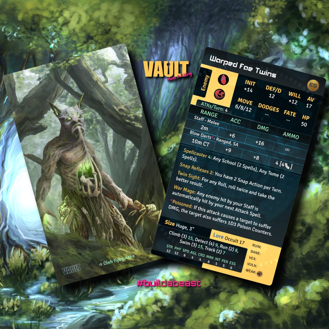 VaultRpg's tweet photo. @LBSamuelsson @Surflovinggoth @simplyrping @Impr0fessionals @TaldusTavern @TrialsOfBren @Jinerin5 @Warlockdnd @SongPsyren @pfoundryterrain @andrawyn_world @The_MC_James @Alternate_GM a HYPE-GOBLIN, I feel like this should be a creature in our game!
Thank you for the support!!! We have a ton of confidence in the project, all we need are more eyeballs! Goblins are good at stealing those? https://t.co/cgSbJlgl4q