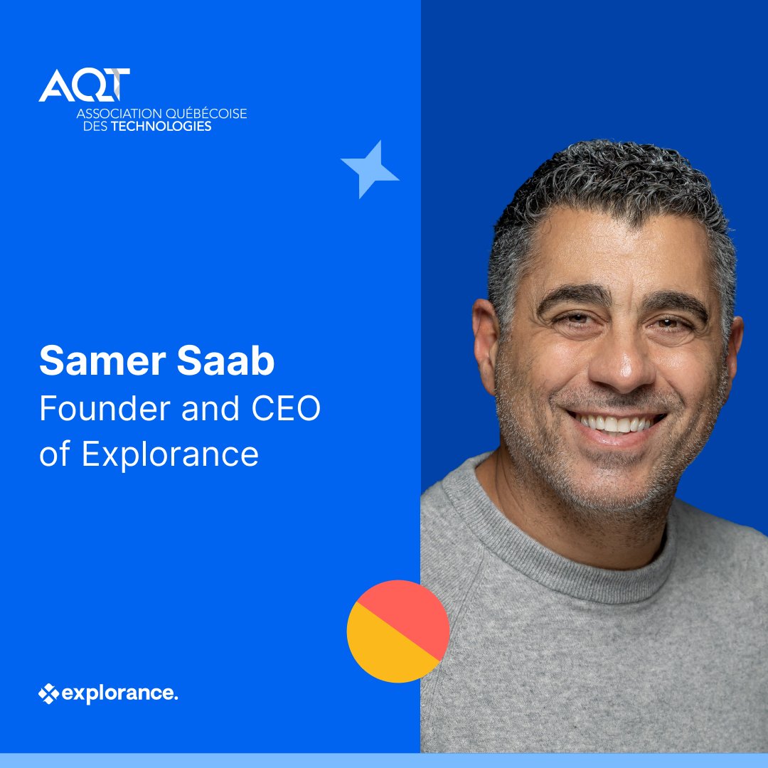 explorance's tweet photo. The Explorance family is very proud to announce that our CEO Samer Saab is one of the seven finalists for the 2023 edition of the @aqtech - @InvestQuebec CEO of the Year Award 🤩https://t.co/vGOR7MqRkt
#CEOVision #CEOoftheYearAward #AQTMember https://t.co/wyk5o87eqx