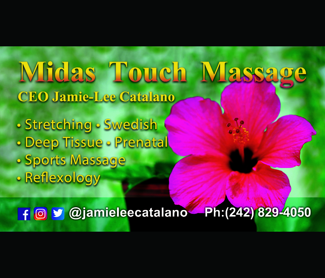 Midas Touch Massage - Nassau, Bahamas.
My daughter Jamie-Lee🙂 She's good👍

#Midas #touch #Hibiscus #business #massage #therapy #Jamie_Lee_Catalano #stress #relief #relax #heal #pain #soremuscles #sports #prenatal #Stretching #reflexology #Swedish #Nassau #Bahamas