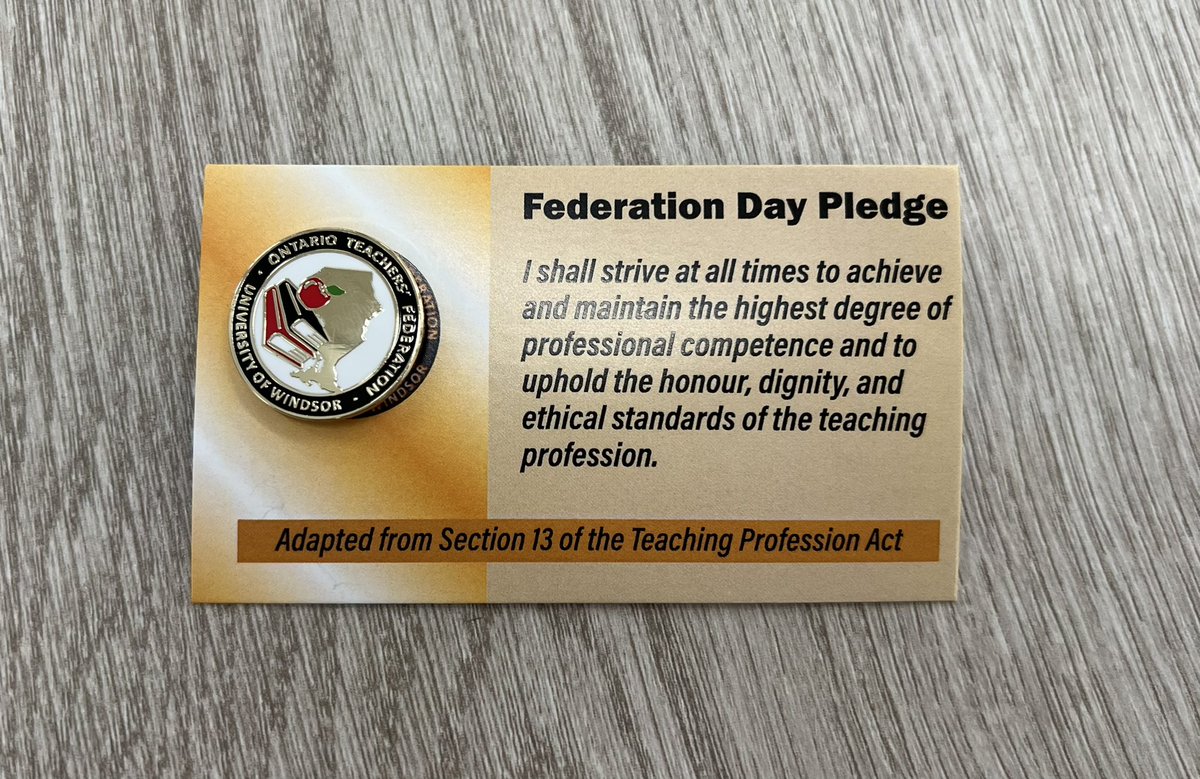 Today, I had the honour to attend the Federation Day Pinning Ceremony at <a href="/UWindsor/">University of Windsor</a>. I am incredibly grateful for this opportunity, and I am so proud of how far my peers and I have come. I am excited about the future!🍏👩🏼‍🏫