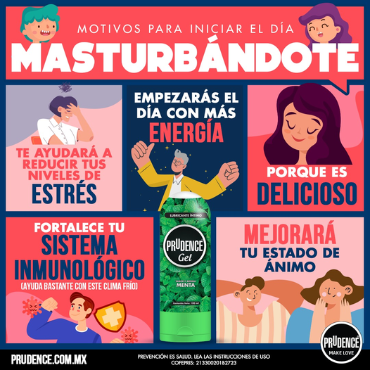 No hay nada como empezar el da practicando la masturbacin, as que  hganme el favor de probarla antes de iniciar con sus actividades.  #ResbalarEsDelicioso Adquiere Prudence Gel Lubricante ntimo en mi Tienda