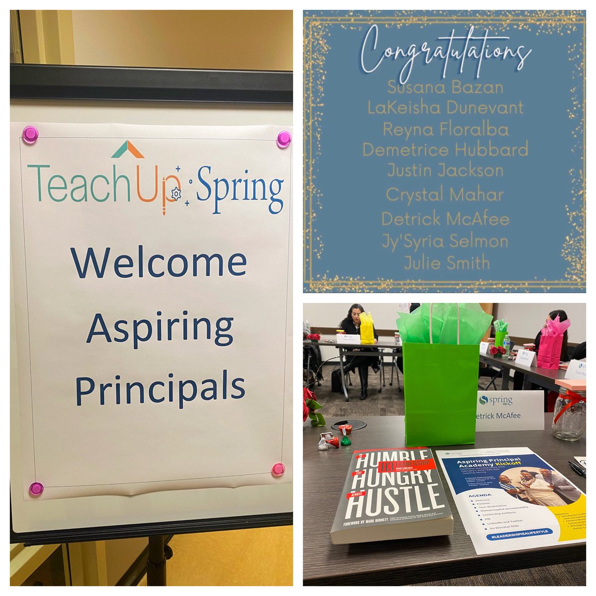 I am excited to announce that I was selected for Spring ISD’s Aspiring Principals Academy! Dr. Lewis, Mrs. Westin, and their team inspired, challenged, and modeled effective coaching during our first session. #readytolearn