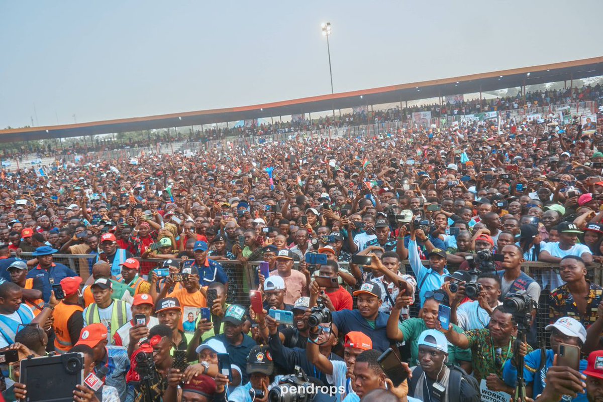 Thank you Ebonyi! You rose majestically and lifted well beyond your weight. I felt the pulsation, the passion, the love, and the deep desire to do the right thing. I salute you all! We move. -PO