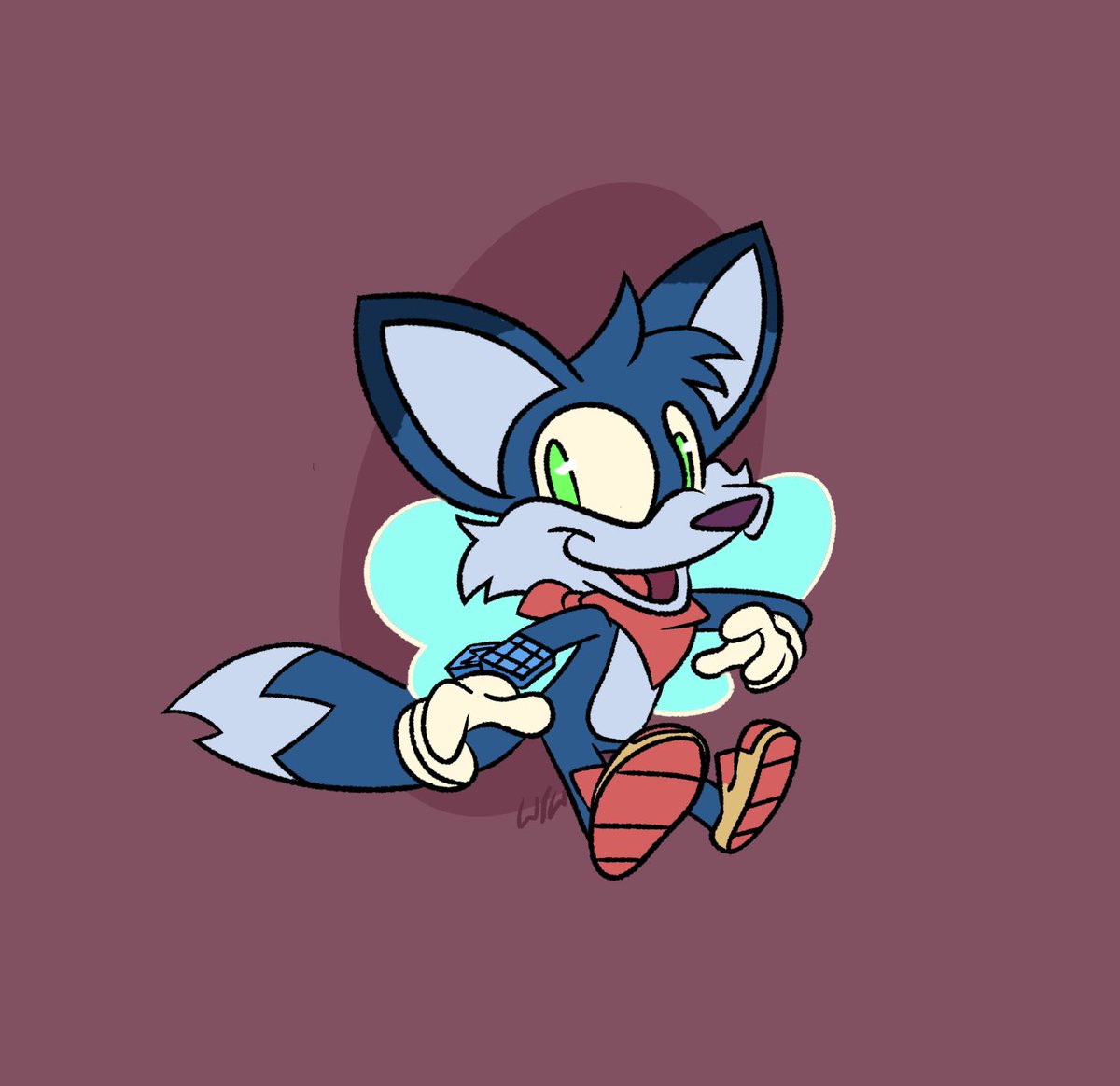 sonic the hedgehog 1boy green eyes solo male focus blue fur smile simple background  illustration images