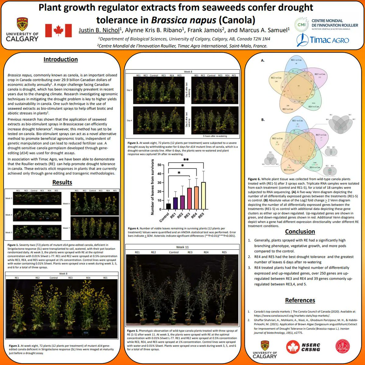 TimacAgroCanada's tweet photo. We are excited to announce a multi-year collaboration with the @UCalgary !

We hope to contribute to the advancement of national research related to drought tolerance on canola as well as nitrous oxide emissions reductions in Canadian ag!

Read more 👉 https://t.co/oKVcBaz7rB https://t.co/x2jTnRIPm6