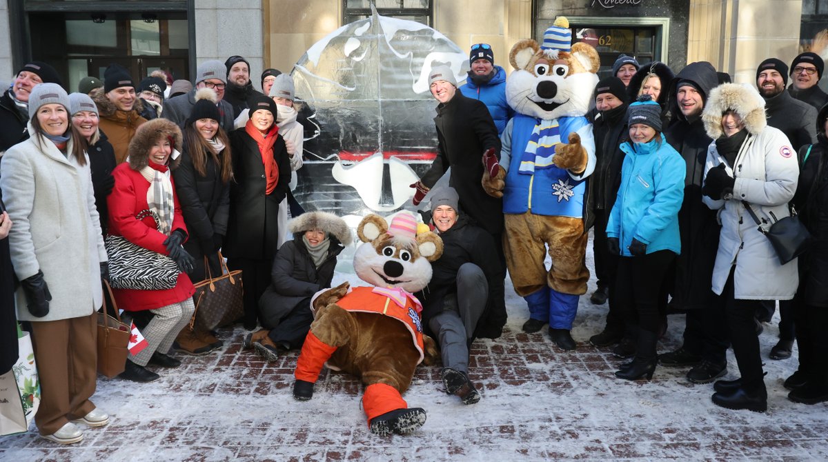 MicroFocus's tweet photo. .@OpenText is proud to be a sponsor of @VivezlaCapitale's #Winterlude! Our commissioned sculpture reflects our Canadian heritage and celebrates the global leadership of Canada’s technology sector. https://t.co/KQiqqQkWS8