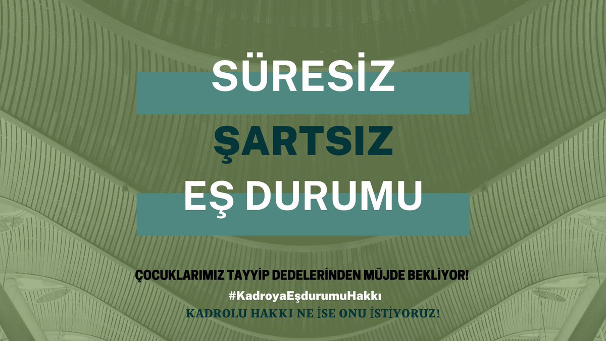 englshtchr2's tweet photo. Anayasal hakkımız olan AİLE BİRLİĞİMİZ sağlanmalıdır. Bizim tek derdimiz ailemiz. Eşimizle aynı evi paylaşmak istiyoruz.

@RTErdogan @fuatoktay @hasandogan  @MKalayci42 @ikalin1 @israfilkisla @fehmirasimcelik @yilmaznazif @RumeysaKadak @MetinKiratli01 

#KadroyaEşdurumuHakkı https://t.co/g6Hv19ufSR