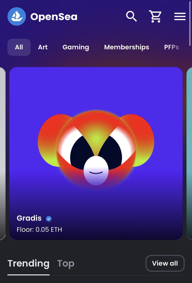 Gradis does a little trending on <a href="/opensea/">OpenSea</a> 🫡

Grados mint ends in less than 2,5 hours. Last chances to jump in👹