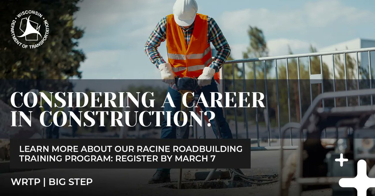 wrtpbigstep's tweet photo. #WRTPBIGSTEP is offering a beginner-level #training course for learners interested in gaining hands-on #constructionexperience. Register to #learn more about #union #careerpathways in construction through this nationally accredited course.
π https://t.co/rSrNmvbjzs https://t.co/1T1MWtLYJa