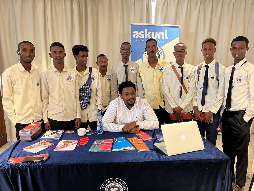 iauint's tweet image. Some glances from our recent fair in #Djibouti 
#towardsabrighterfuture #iau #studyinturkey #türkiye #joinus
@drmaydin 
@IAUKampus