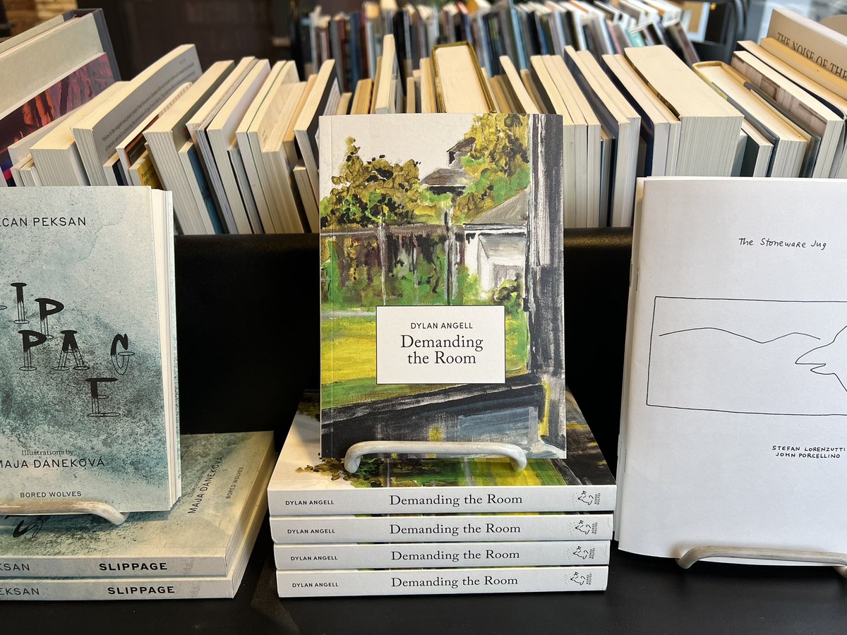 openpoetrybooks's tweet photo. Book signing here today at 3:30pm with Dylan Angell! Demanding the Room is out now from @boredwolves ✨ https://t.co/rMAqLtLN6H https://t.co/CMkKNgQS6P