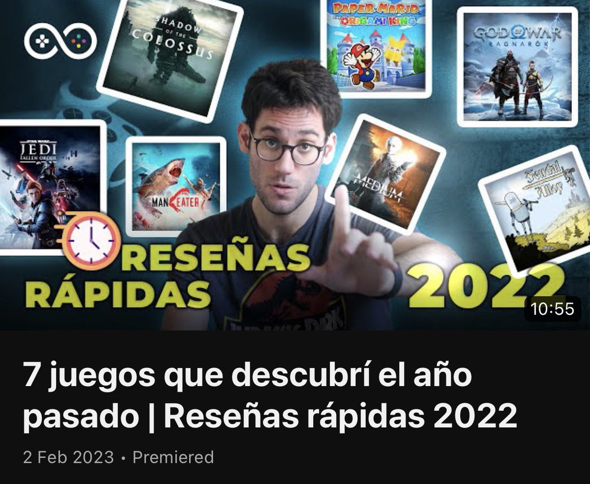 SamBarrado's tweet image. Lo peor y lo mejor que jugué en 2022 en este formato que se me ha ocurrido de #ReseñasRapidas

Cuales fueron tus favoritos el año pasado?
youtu.be/39YoJXsfOek
#juegos #review #2022