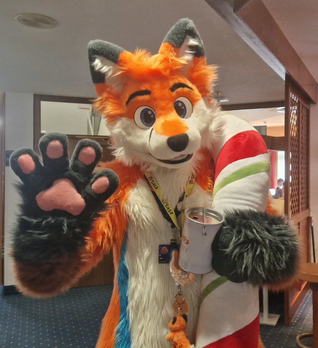 Swift_Lynx's tweet photo. #FursuitFriday

Look who's collecting money for charity!🦊
#furvester https://t.co/LdCcPRyQd1