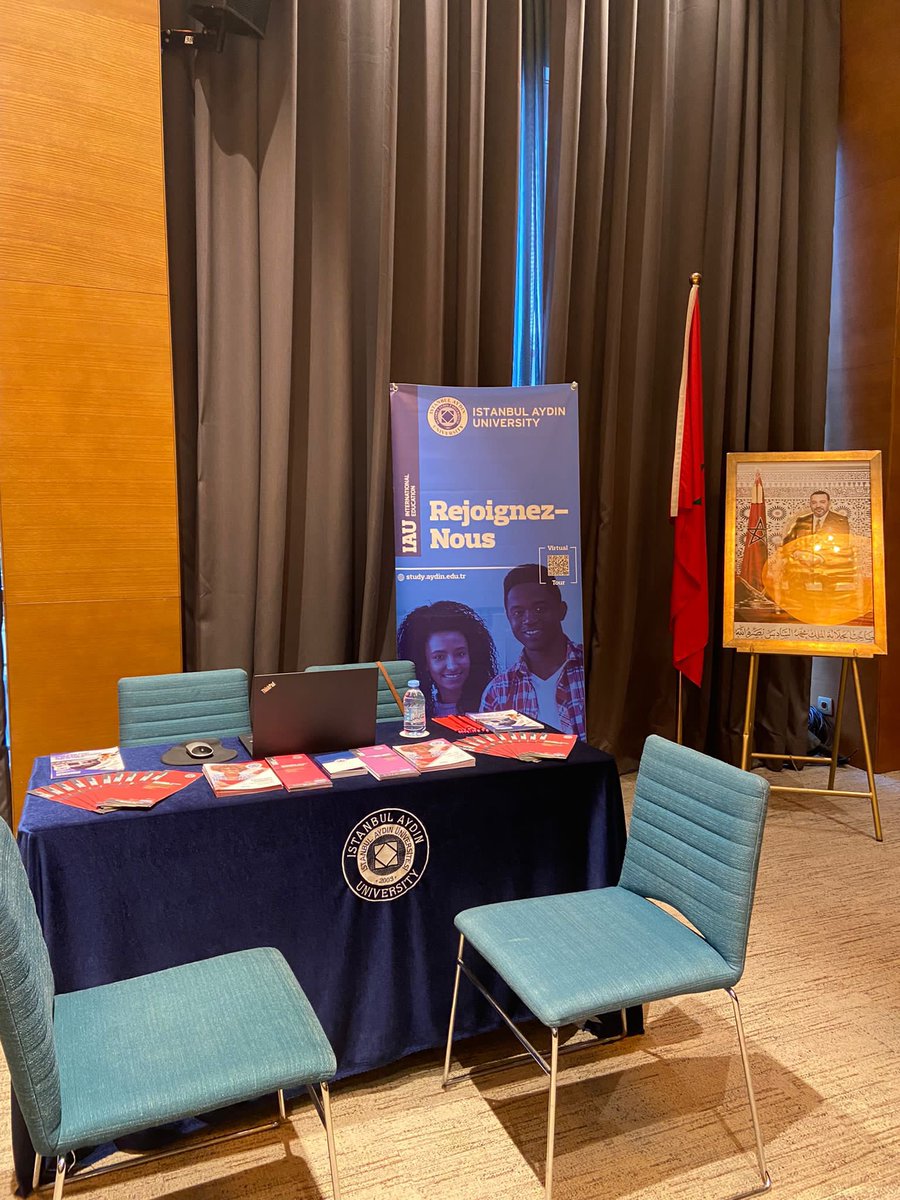 iauint's tweet image. Some glances from our recent fair in #morocco 
#towardsabrighterfuture #iau #studyinturkey #türkiye #joinus 
@drmaydin 
@IAUKampus